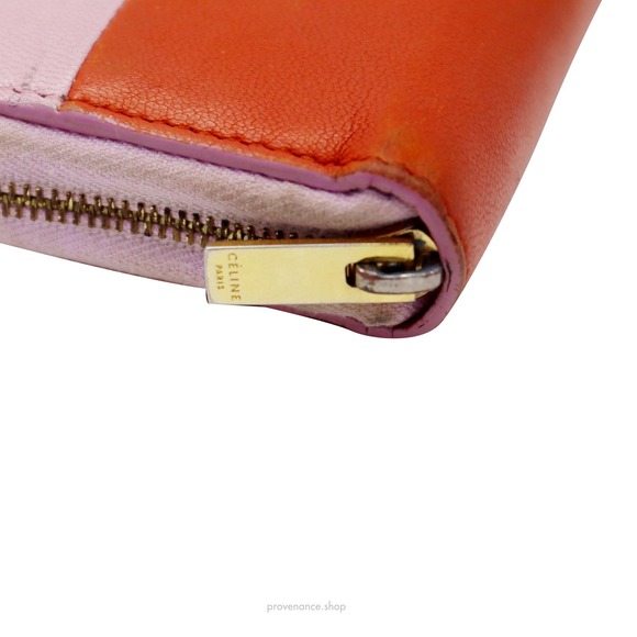🔴 Celine Multifunction Zip Wallet - Pink/Papaya - Picture 5 of 8